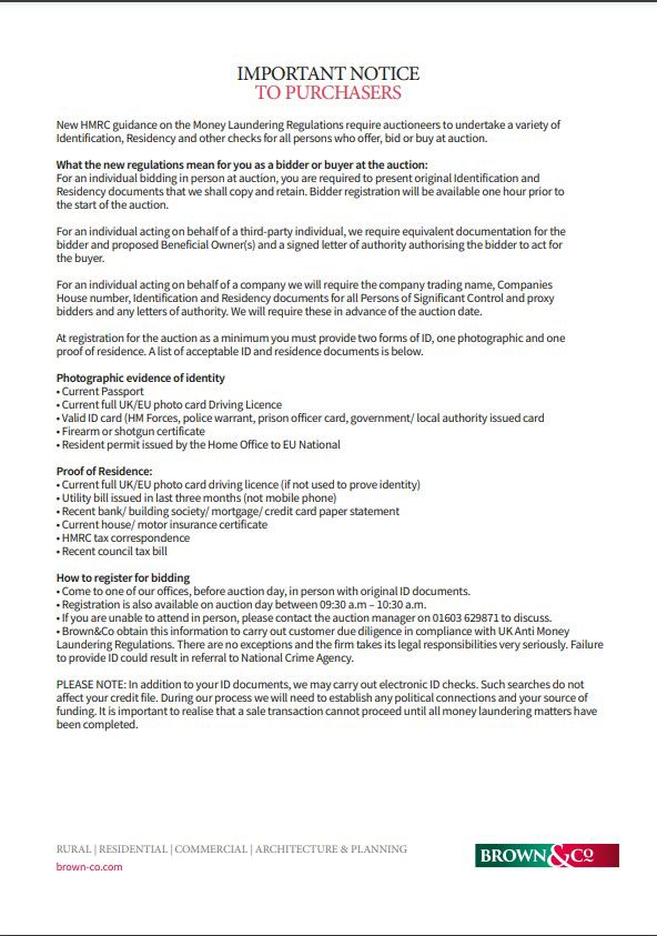 Brown&Co Pre-Bidder Registration Notice