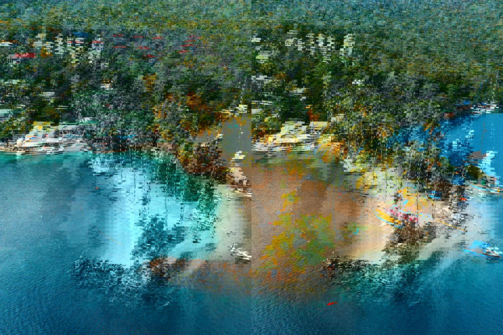 What's the process of buying a 'slice of paradise' in St Lucia?