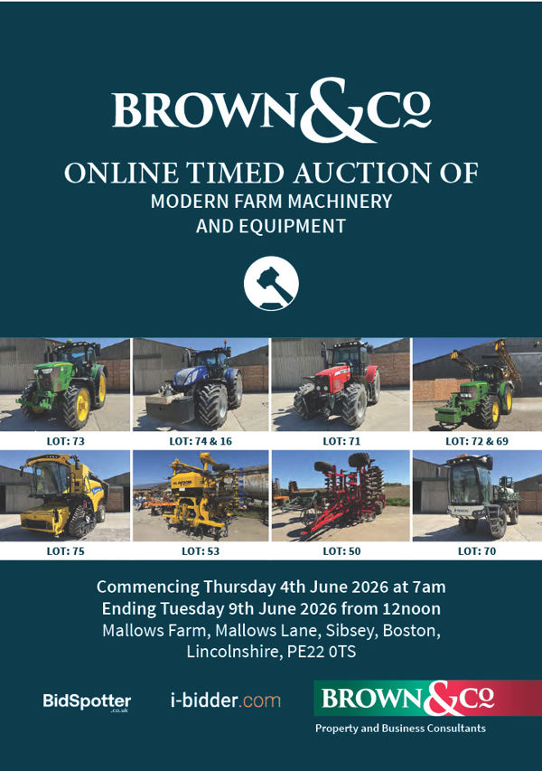 Online Timed Auction | 4 Jun 2026 - 9 Jun 2026 | PE22 0TS