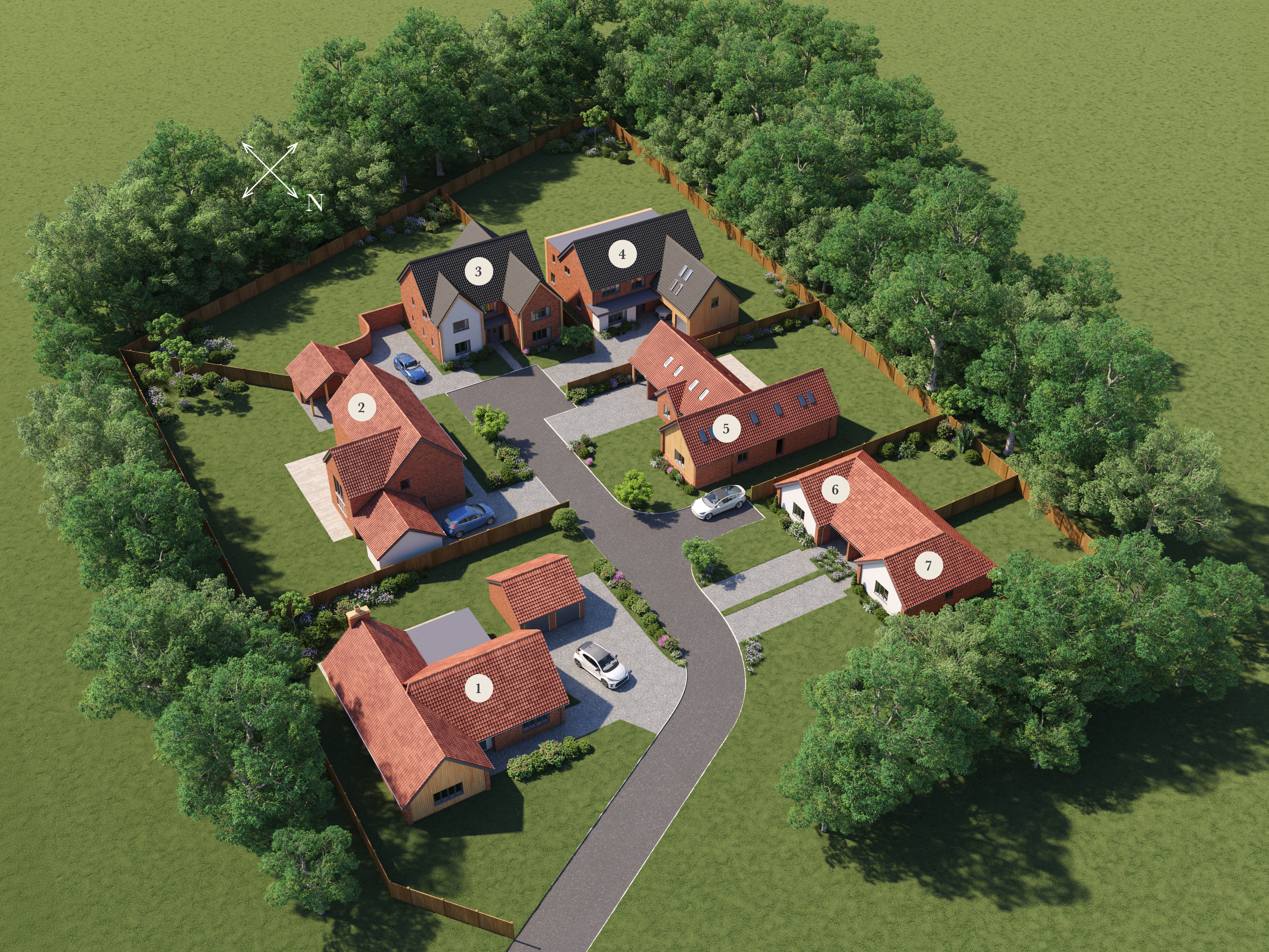 Aerial View Siteplan