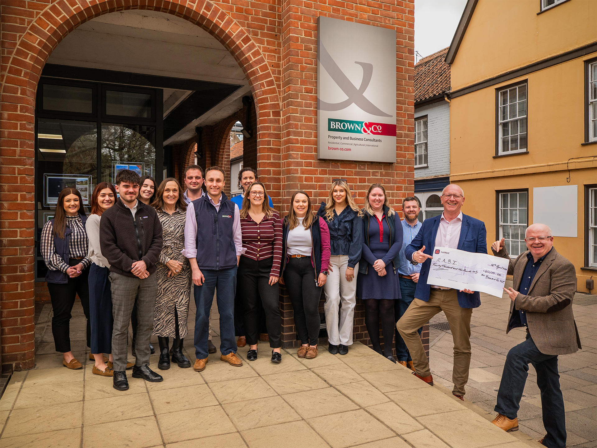 Brown&Co raise £40,050 for RABI!