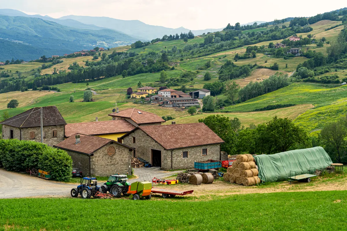 A collection of farm operations in Italy