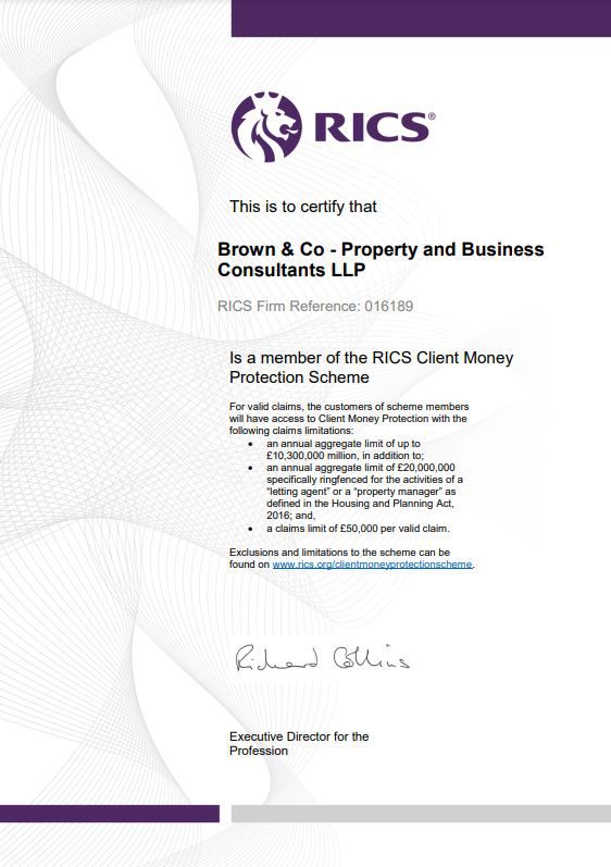 RICS Money Protection Certificate