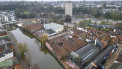 Rare opportunity for investor as riverside site with four historic buildings for sale