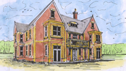 Build your own dream home on mini estate as site for sale with planning permission