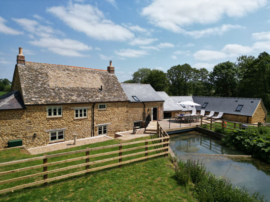 Farming family conversion of watermill to successful holiday let
